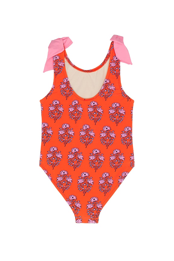 view 2 of 2 Girls Shelly Swimsuit in Strawflower