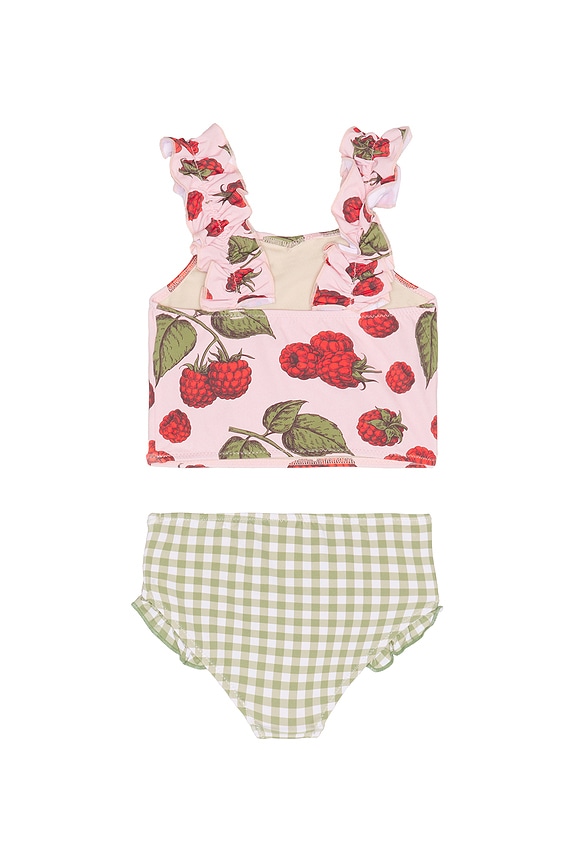 view 2 of 2 Girls Via Tankini in Pink Raspberries