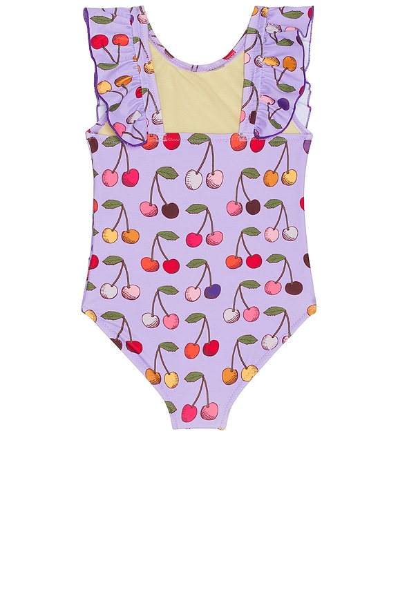 view 2 of 4 Girls Katniss Suit in Lavender Cherry