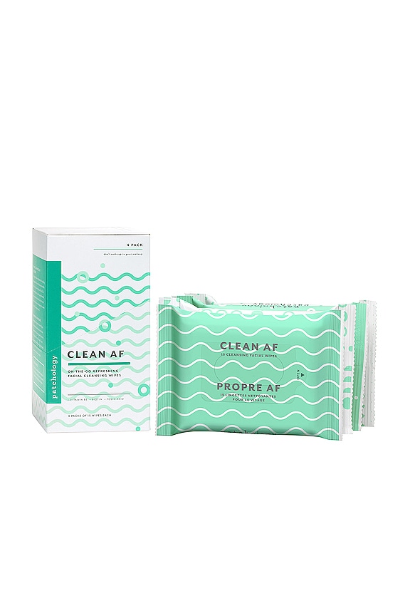 view 1 of 3 Clean AF Facial Cleansing Wipes 4 Pack in 