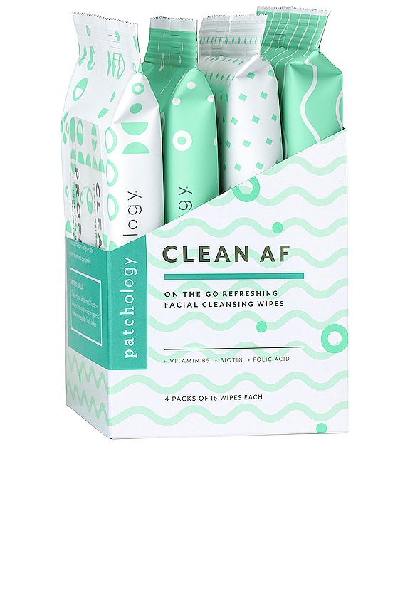 view 2 of 3 Clean AF Facial Cleansing Wipes 4 Pack in 