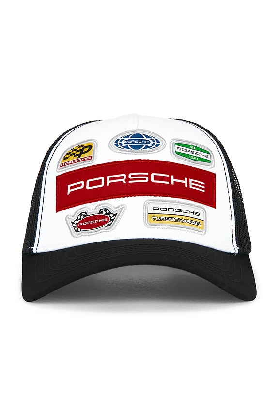 view 2 of 4 SOMBRERO PORSCHE TRUCKER HAT in Black Multi