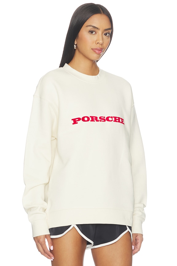 view 2 of 4 SUDADERA SABINE SWEATSHIRT in Ivory & Red