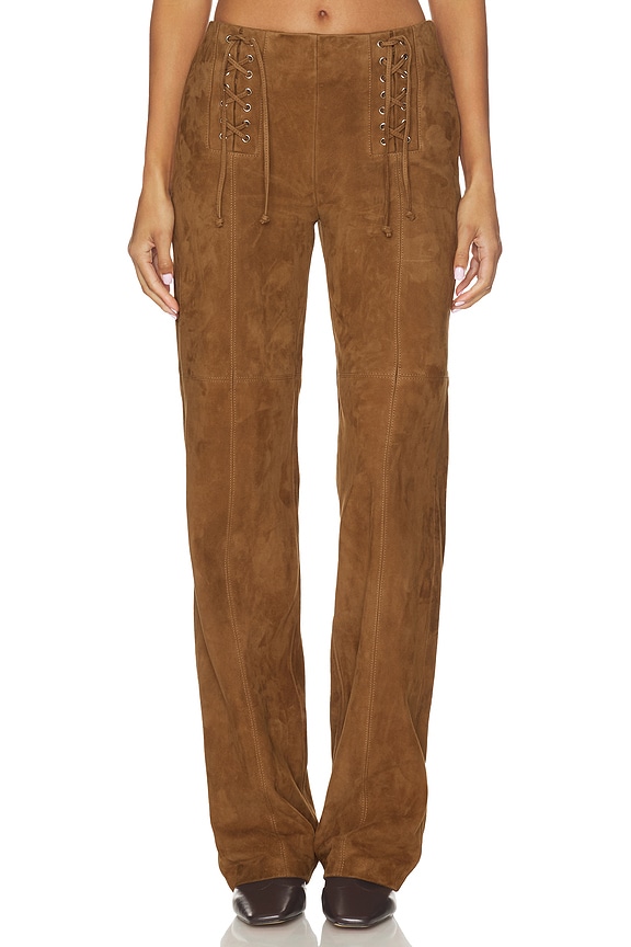 view 2 of 7 PANTALONES DEVON in Brown