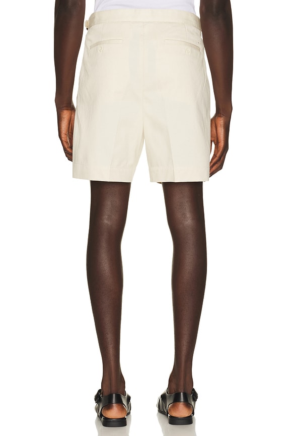 view 2 of 4 Blake Double Pleated Shorts in Ecru