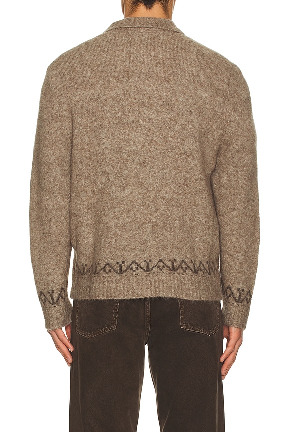 view 2 of 4 Novel Collared Cardigan in Oak