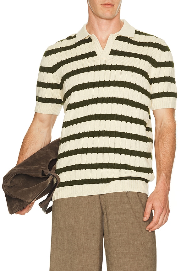 view 1 of 4 Stine Knitted Polo in Ecru