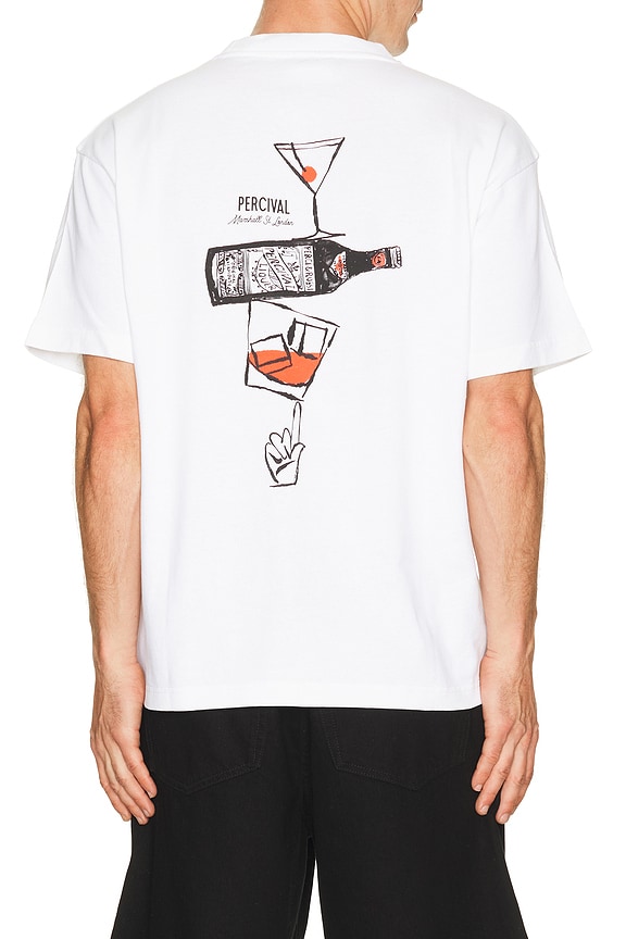 view 1 of 4 Perci And Rossi Martini Oversized T-Shirt in White