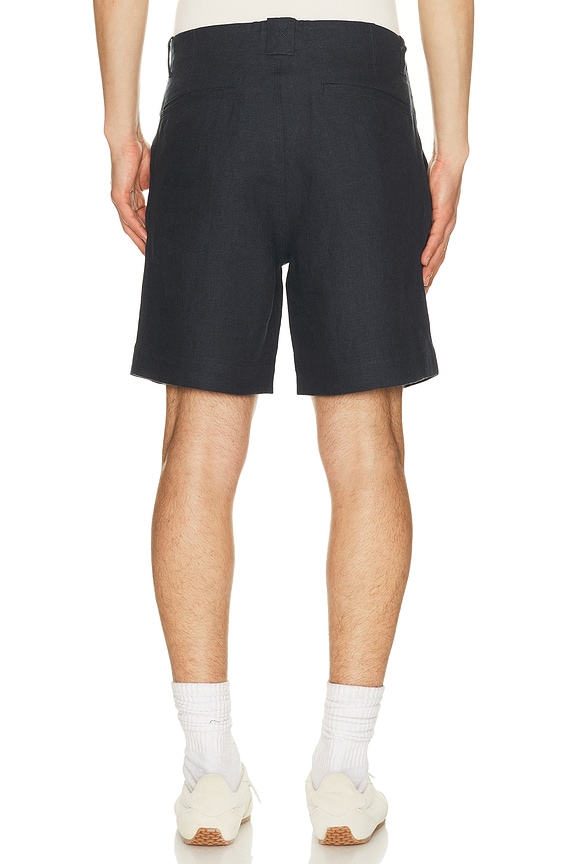 view 2 of 4 Windsor Linen Shorts in Navy