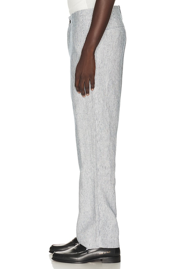 view 2 of 6 PANTALÓN CON TRABILLA WINDSOR in Navy Stripe