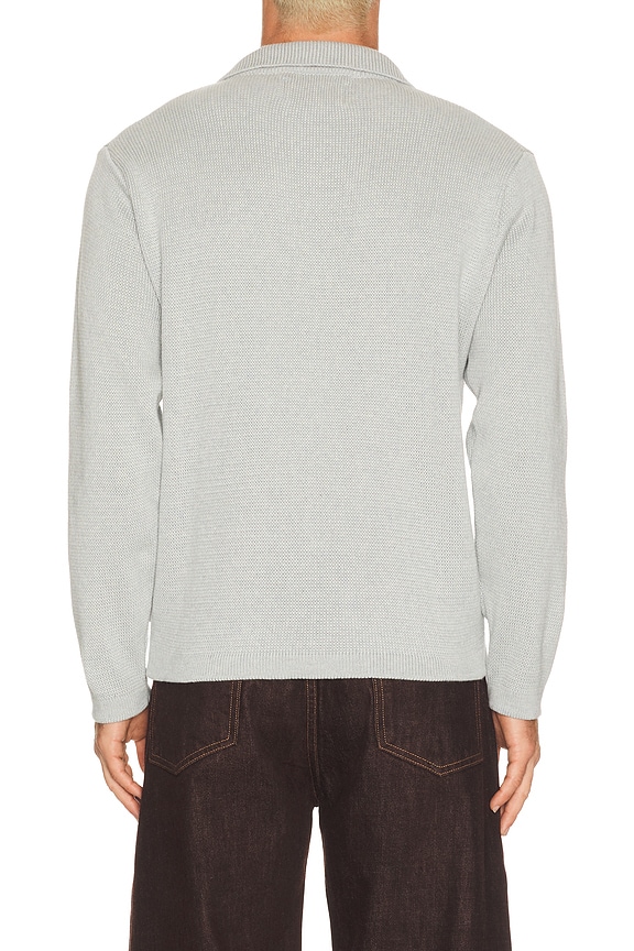 view 2 of 5 Compton Knitted Shirt in Washed Denim