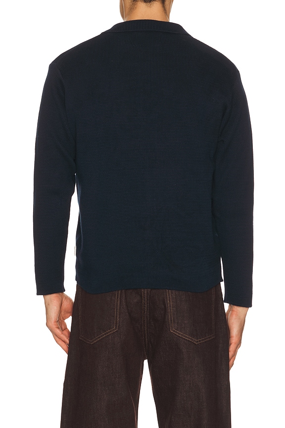 view 2 of 4 Compton Knitted Shirt in Navy