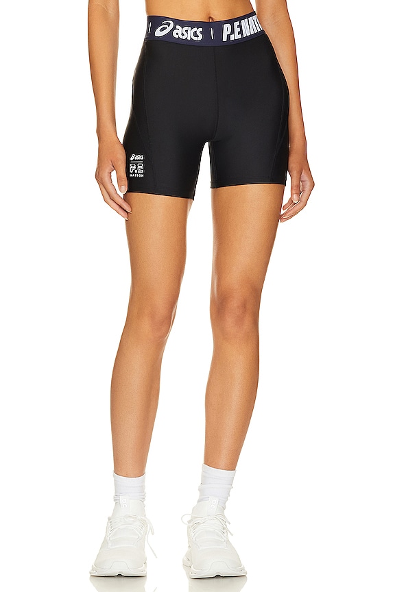 view 1 of 4 SHORT CYCLISTE X ASICS SANO in Black