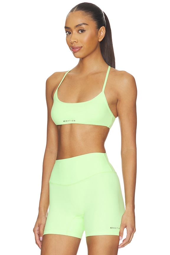 view 2 of 4 SUJETADOR DEPORTE REVEAL in Washed Lime