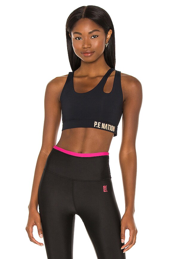 view 1 of 4 Basket Cut Sports Bra in Black