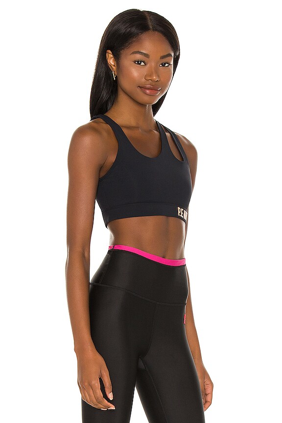 view 2 of 4 Basket Cut Sports Bra in Black