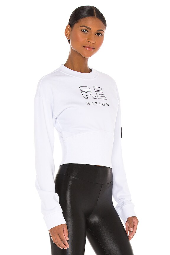 view 2 of 4 Sprint Shot Sweatshirt in White