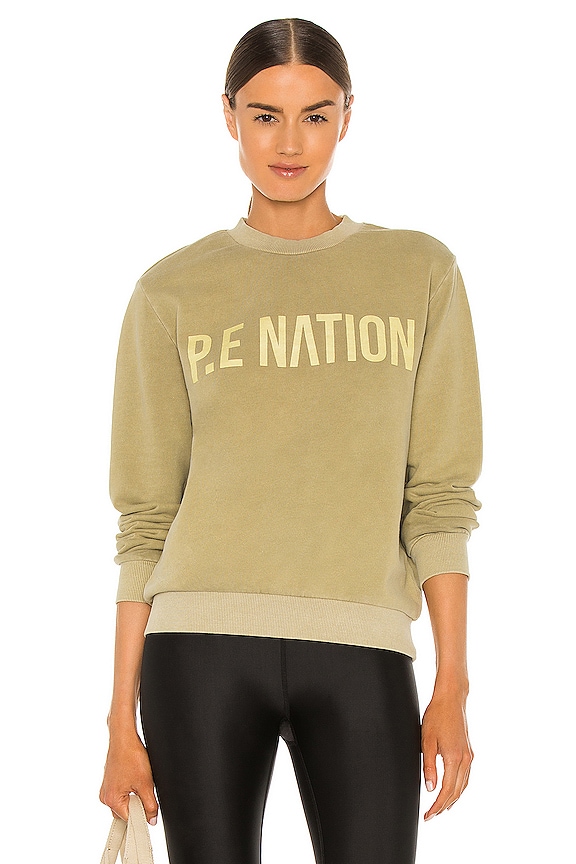 view 1 of 4 Fortify Sweatshirt in Olive Grey