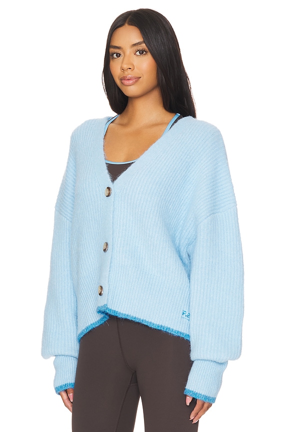 view 2 of 4 Illuminate Knit Cardigan in Sky Blue