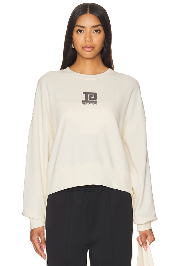 view 2 of 5 Medely Sweatshirt in Whisper White