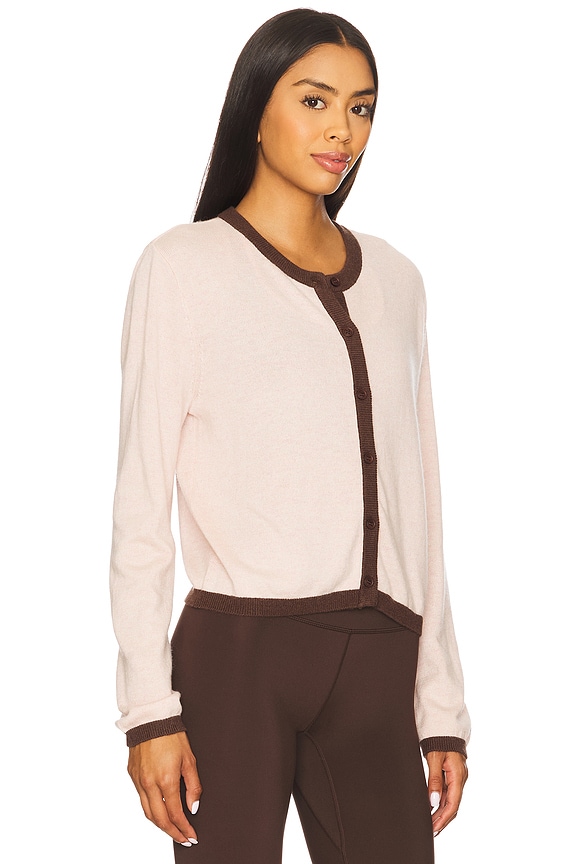 view 2 of 4 Rise Knit Cardigan in Chalk Pink