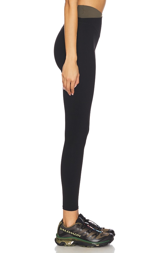 view 2 of 6 Wander Full Length Legging in Black & Tarmac