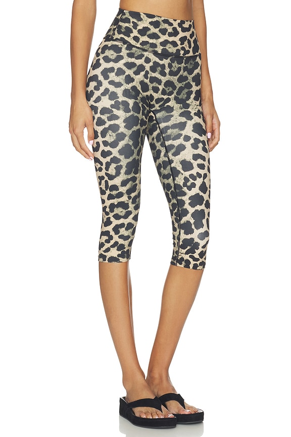 view 2 of 6 Signature Capri Legging in Leopard