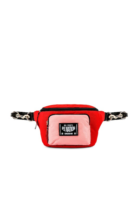 view 2 of 4 RIÑONERA SONIC BOOM in Red & Pink