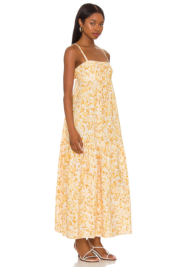 view 2 of 3 Tiered Maxi Dress in Daffodil
