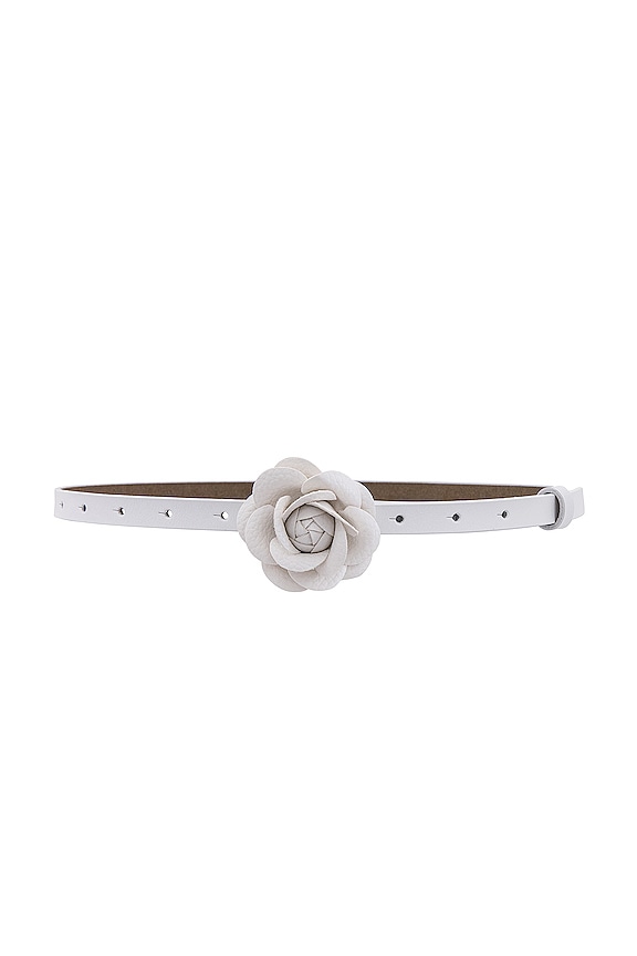 view 1 of 3 CINTURÓN FLOWER in White