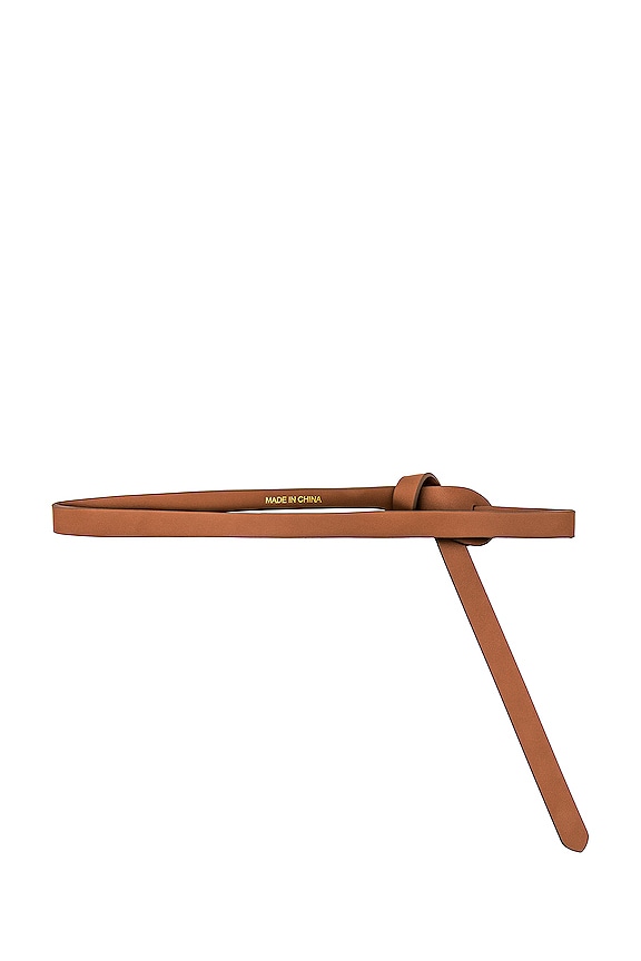 view 2 of 3 Loop Wrap Belt in Tan