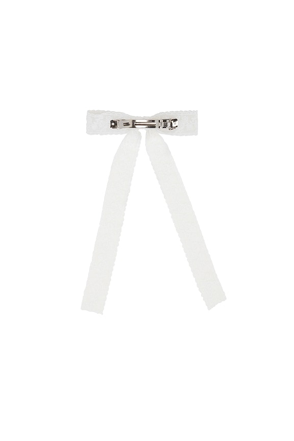 view 2 of 2 AVEC NŒUD FEMME in White