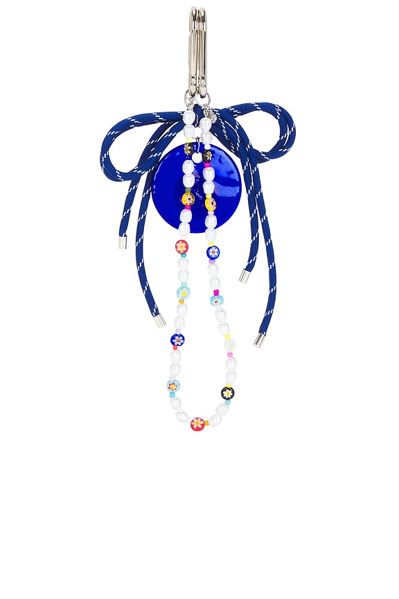 view 2 of 4 Good Vibe Bag Charm in Blue