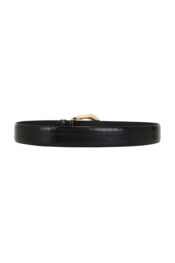 view 2 of 3 Modern Rodeo Belt in Black Crox & Gold