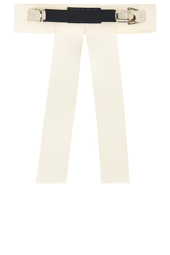 view 2 of 2 Bella Bow in White