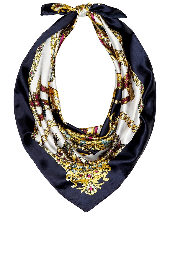 view 2 of 3 ÉCHARPE EQUESTRIAN in Navy