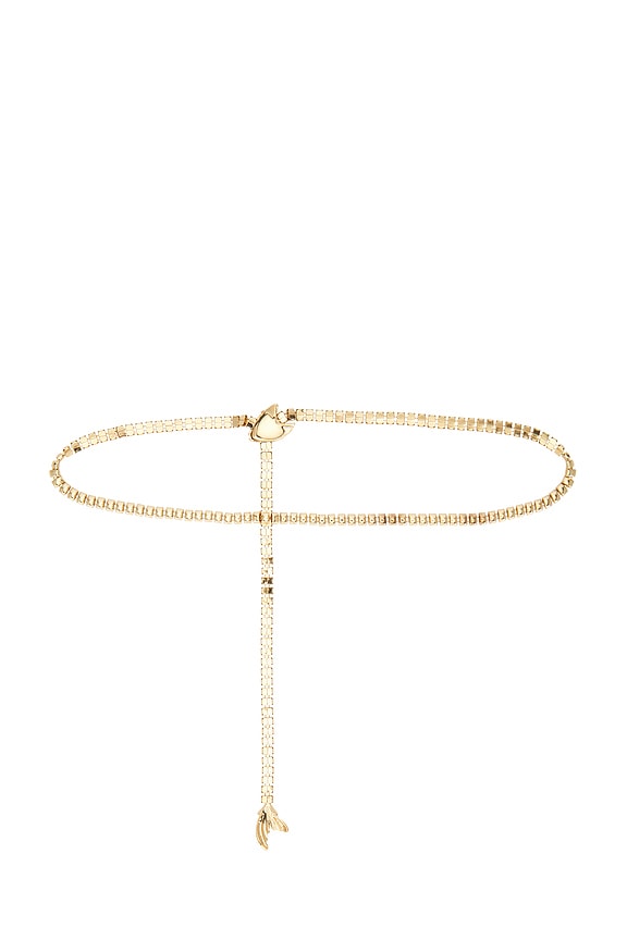 view 2 of 3 Fishbone Belt in Gold