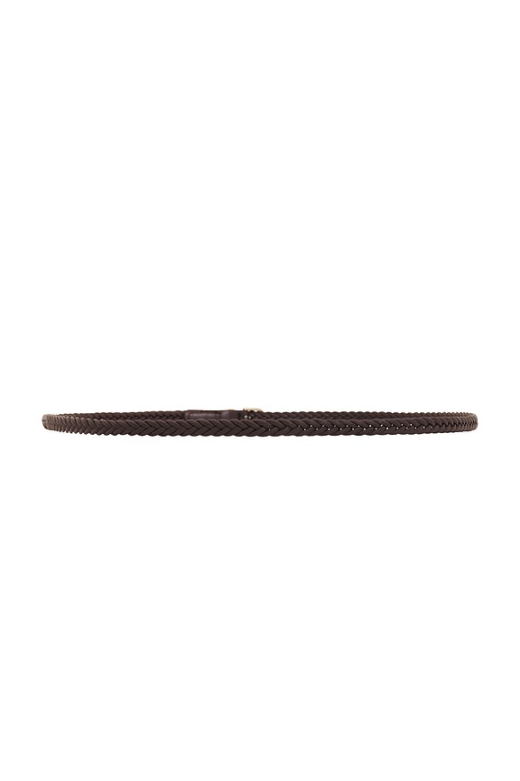 view 2 of 3 Braided Belt in Brown