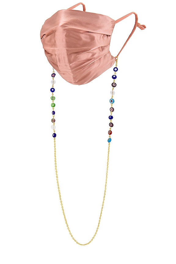 view 1 of 2 Beaded Mask Chain in Multi