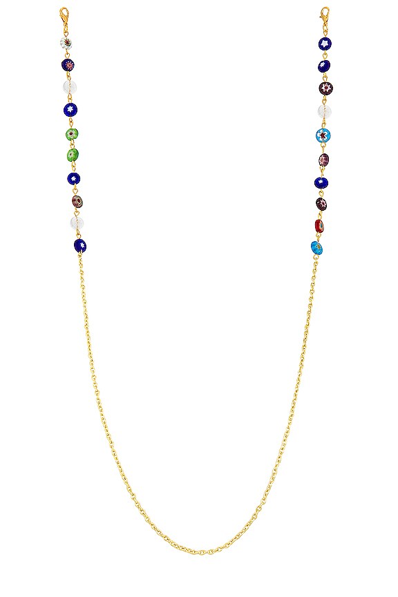 view 2 of 2 Beaded Mask Chain in Multi