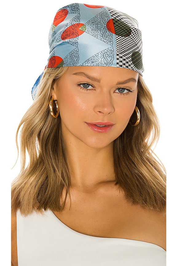 view 1 of 2 Multi Print Scarf in Multi Print