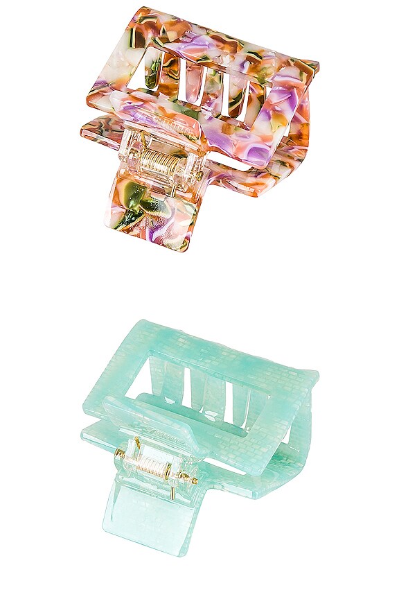 view 2 of 2 LOT DE PINCES in Quartz & Serenity