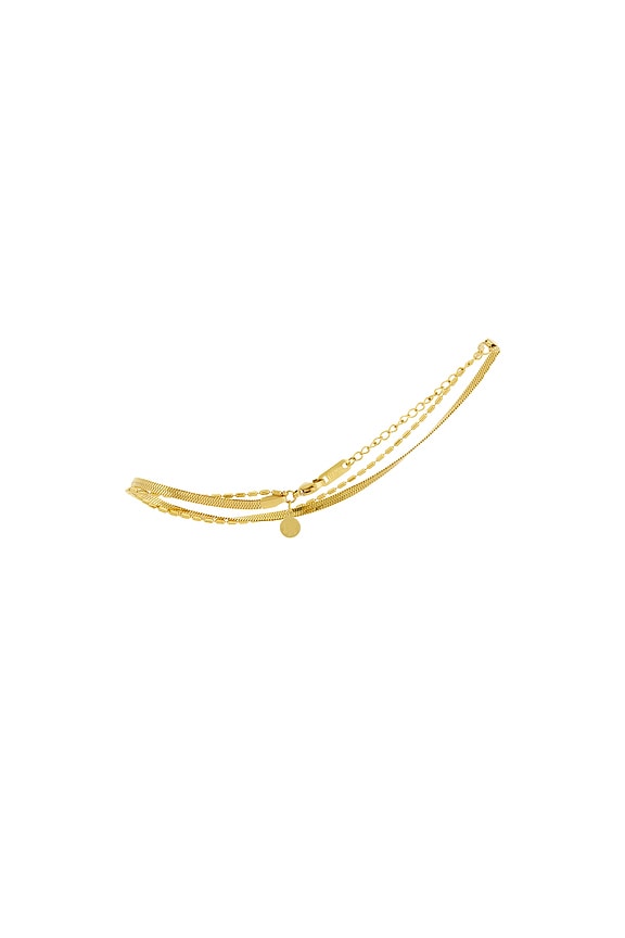 view 2 of 2 Salem Anklet in Gold