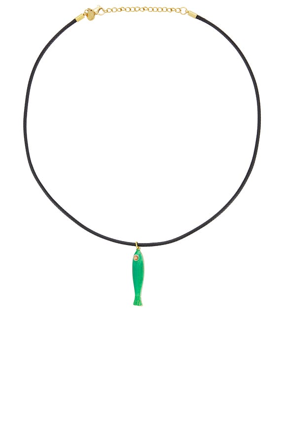 view 1 of 3 Netta Necklace in Green