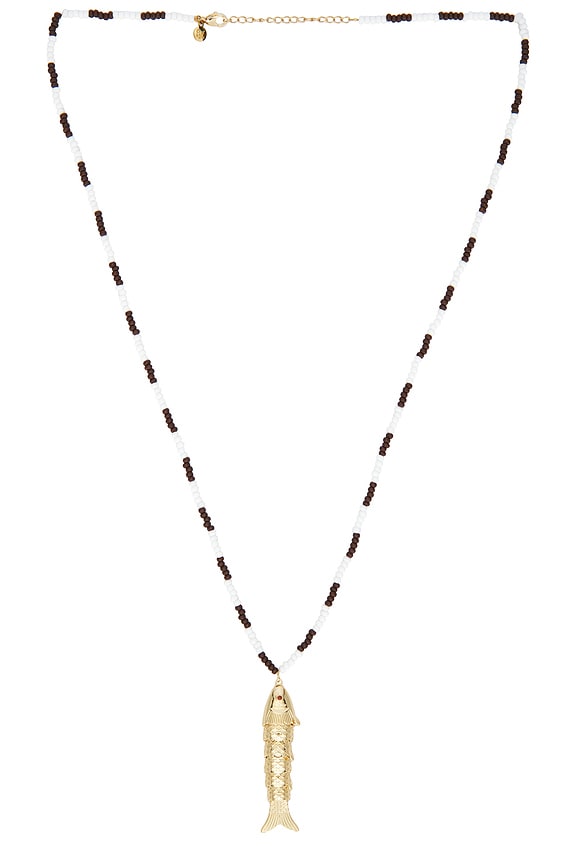 view 1 of 3 Bait Necklace in Brown