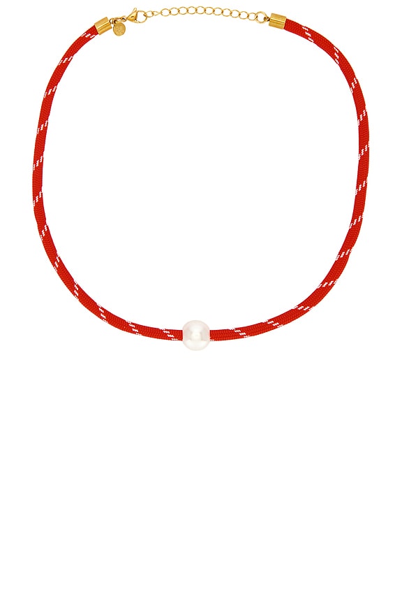 view 1 of 2 SAUTOIR PENDENTIF PEARL in Red
