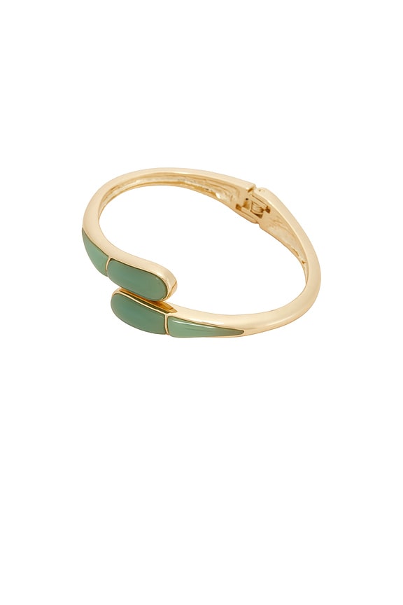 view 1 of 3 MANCHETTE LIVORNO in Gold & Jade