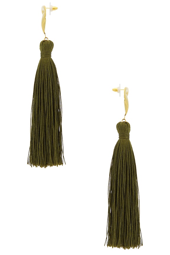 view 2 of 2 Maddie Earrings in Olive