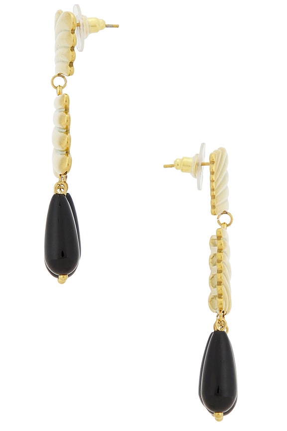 view 2 of 2 Sonora Earrings in Gold & Black