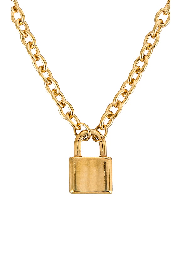 view 2 of 2 COLLAR LOCK IT UP in Gold